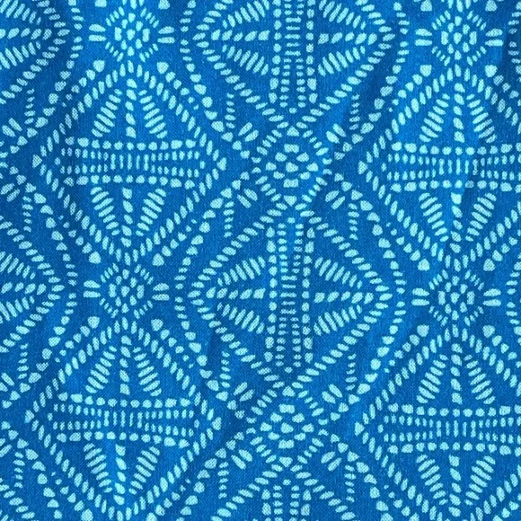 RipSkirt Hawaii Batik Pearl Wrap Skirt Size Large Blue Length 2 UPF 50+ - Picture 2 of 7